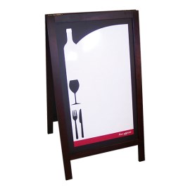 733.011_Stoepbord met houten frame, model Couverts, 65x(h) 115 cm__van Hattem Horeca_1