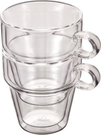 3538203_Koffiebeker glas dubbelwandig stapelbaar 2 stuks - 250 ml._Koswa_van Hattem Horeca_1