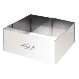 Moldes para mousse cuadrados Vogue 80 x 80mm