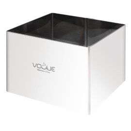 Moldes para mousse cuadrados Vogue 80 x 80mm extra profundidad