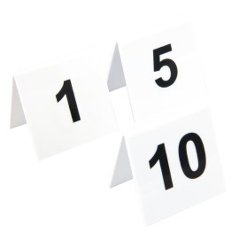 Juego de números para las mesas de plástico Olympia 1-10