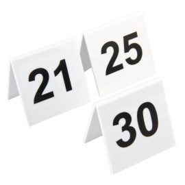 Juego de números para las mesas de plástico Olympia 21-30
