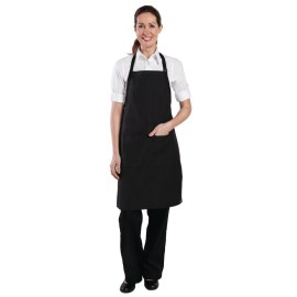 Delantal con peto Chef Works rayas