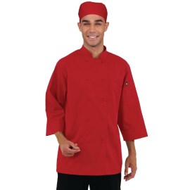 Chaqueta cocina Chef Works roja XXL