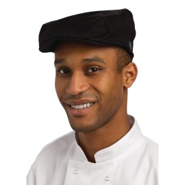 Gorro de jefe de cocina Chef Works negra M