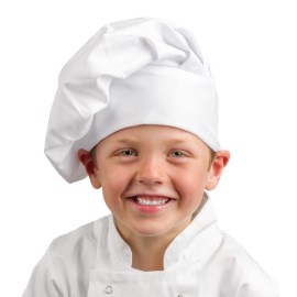 Gorro cocina para niños Whites blanco