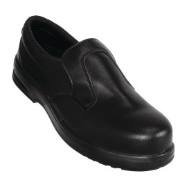 Zapatos de seguridad sin cordones Lites negros 47