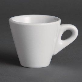 Tazas espresso cónicas blancas 60ml Olympia