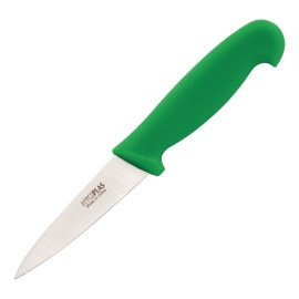 Cuchillo pelador Hygiplas 9cm verde