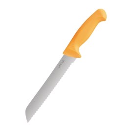 Cuchillo para pan Vogue 20cm amarillo