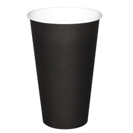 Vasos bebidas calientes negros Fiesta 455ml x50