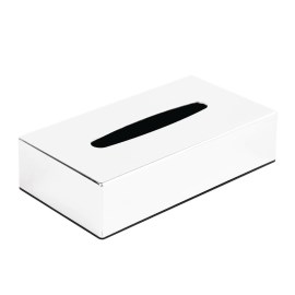 Caja de pañuelos rectangular Bolero cromada