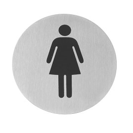 663615_Deurschild rvs Dames_Hendi_van Hattem Horeca_1