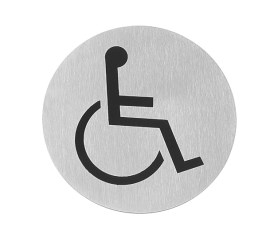 663646_Deurschild rvs Rolstoel_Hendi_van Hattem Horeca_1